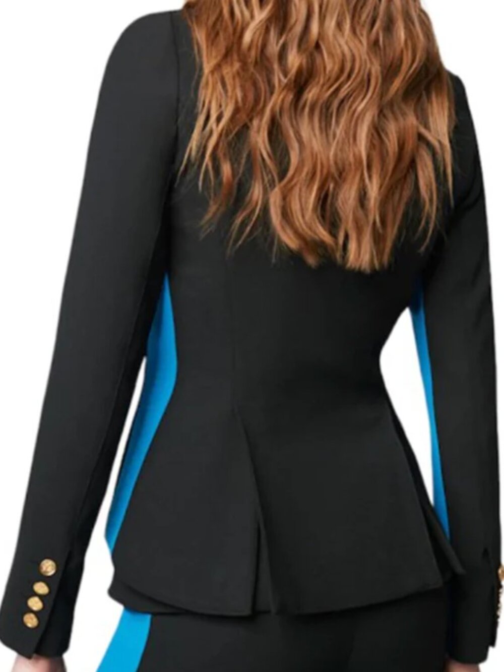 Smythe - One Button Tux Blazer - Blue Racing Stripe, retail $800